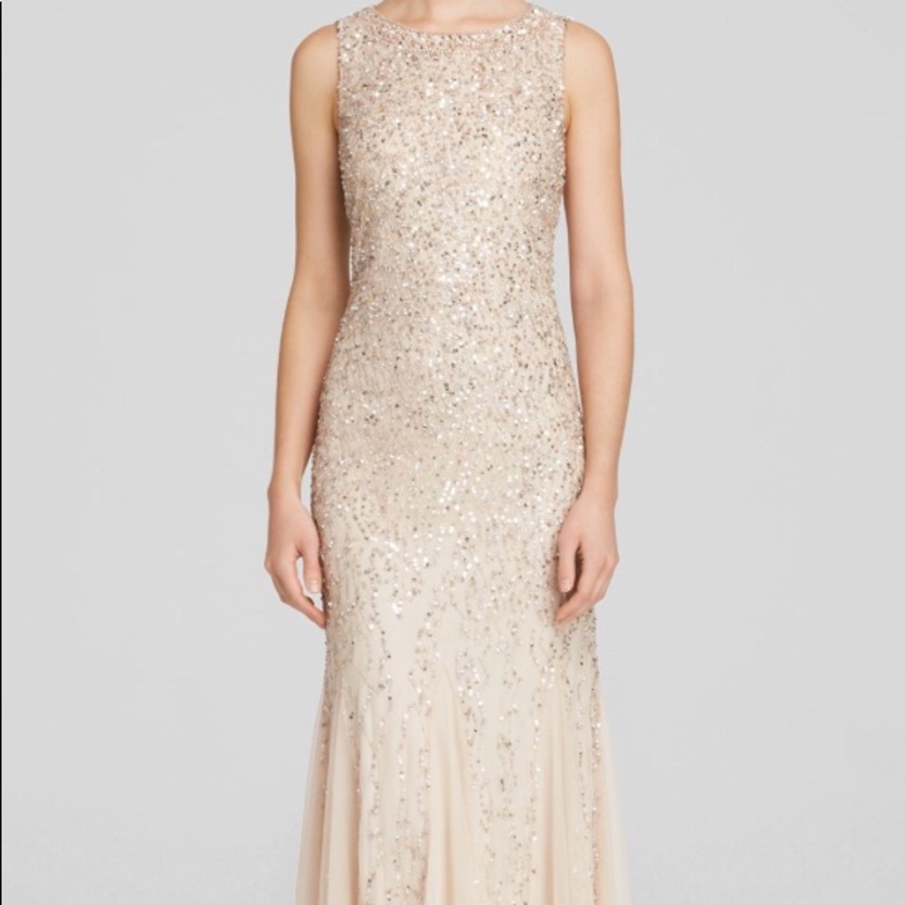 NWT Aidan Mattox beaded gown